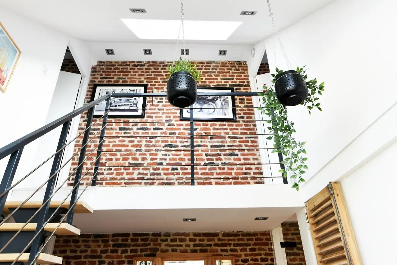 Apartment Maison Vieux Lille 3 Chambres Parking Prive 24H24H Acces France