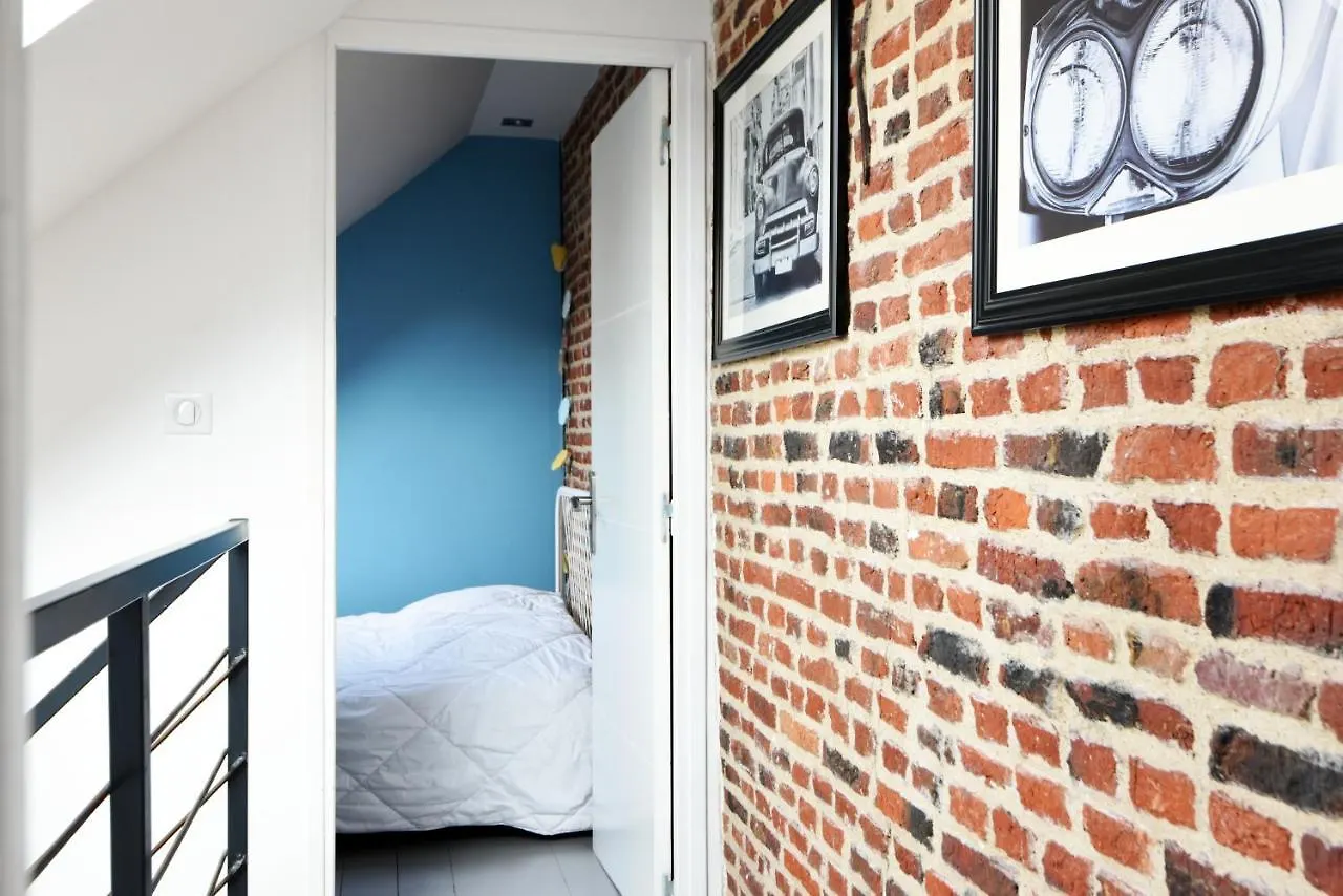 Apartment Maison Vieux Lille 3 Chambres Parking Prive 24H24H Acces France