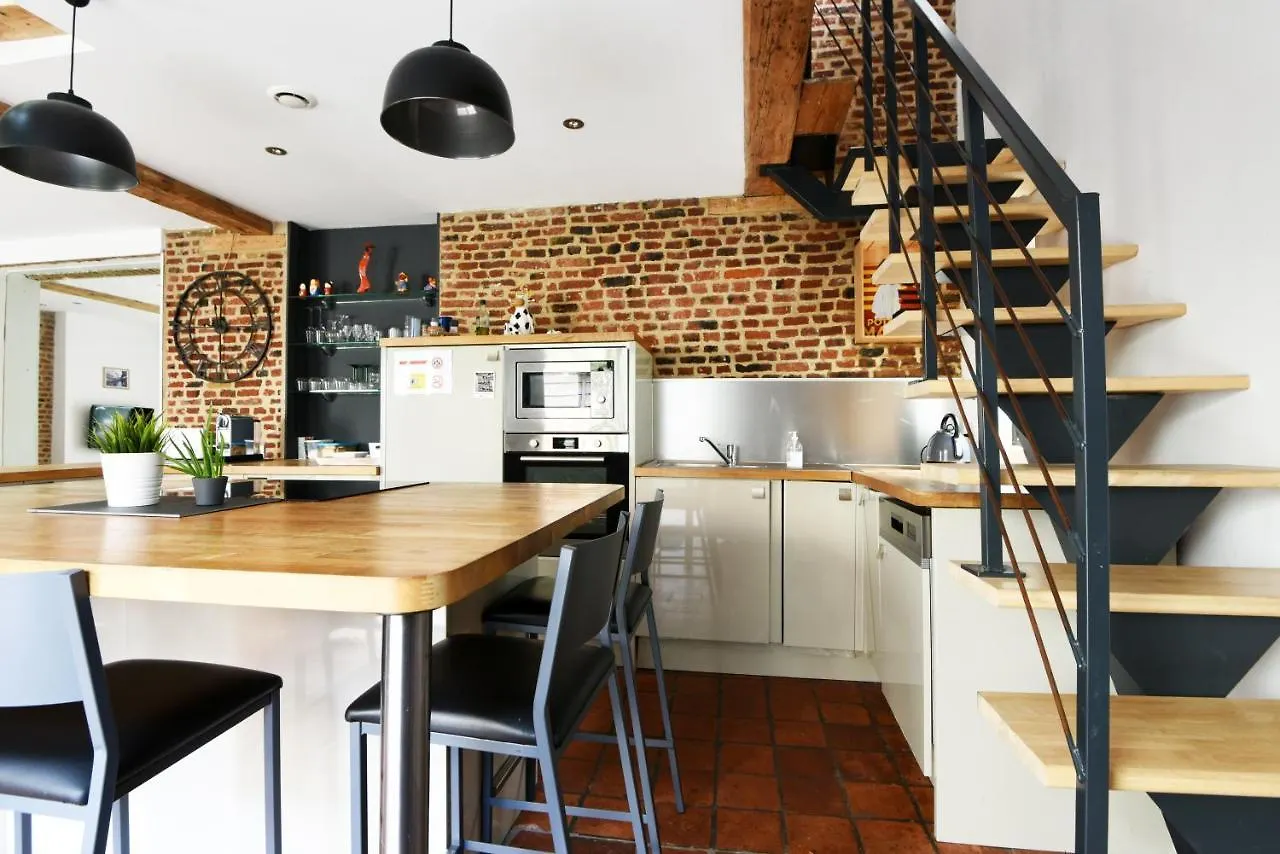Apartment Maison Vieux Lille 3 Chambres Parking Prive 24H24H Acces
