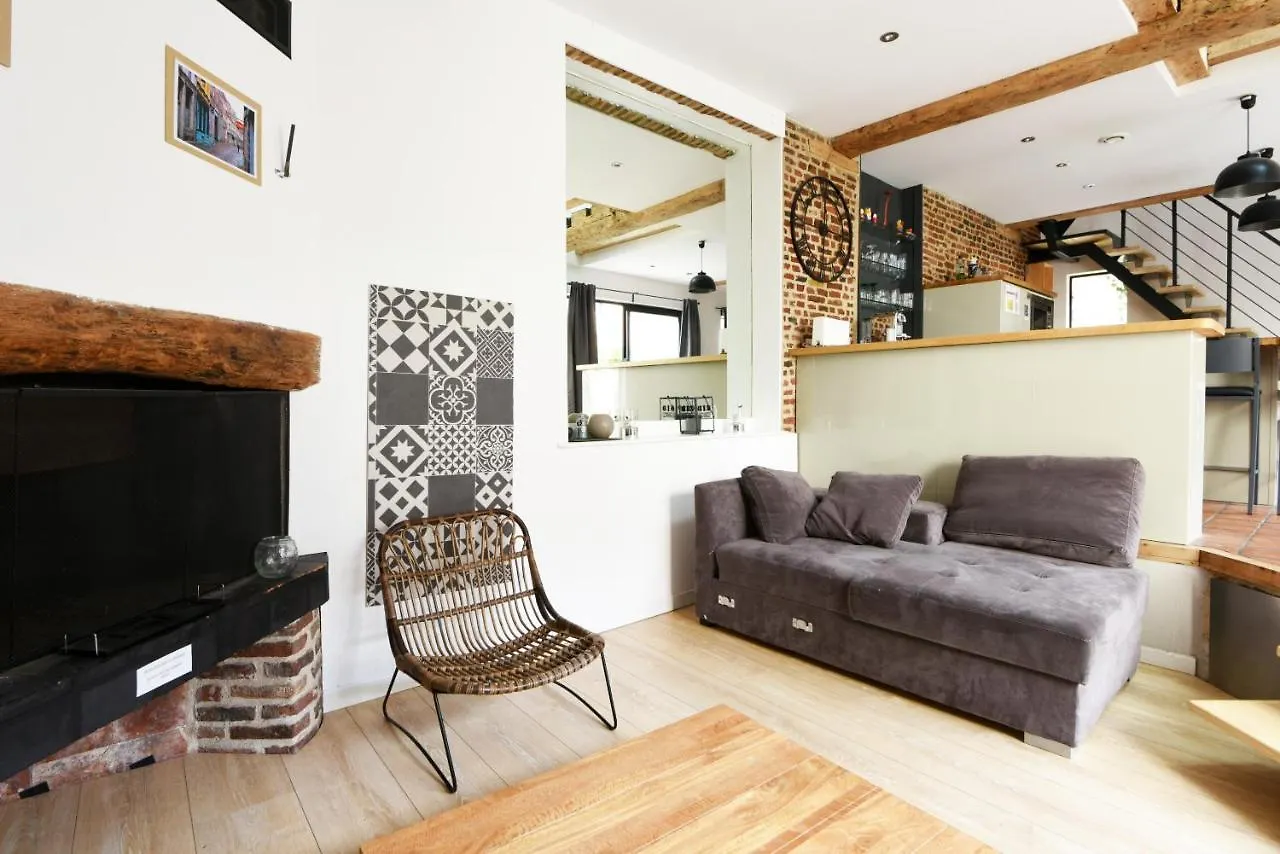 Maison Vieux Lille 3 Chambres Parking Prive 24H24H Acces