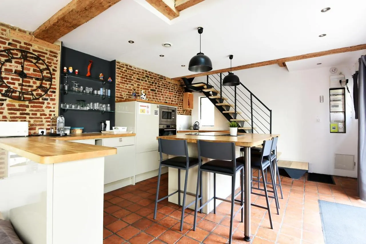 Apartment Maison Vieux Lille 3 Chambres Parking Prive 24H24H Acces